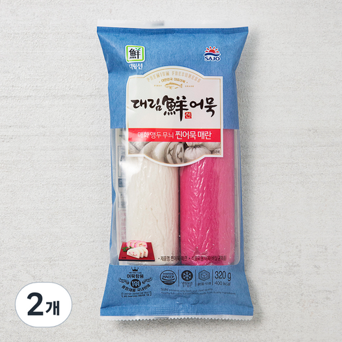 대림선 찐 어묵 매란, 320g, 2개