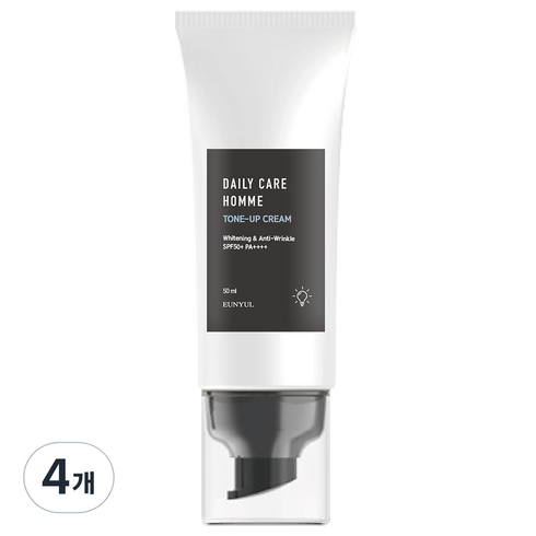 은율 데일리케어 옴므 톤업 크림, 50ml, 4개