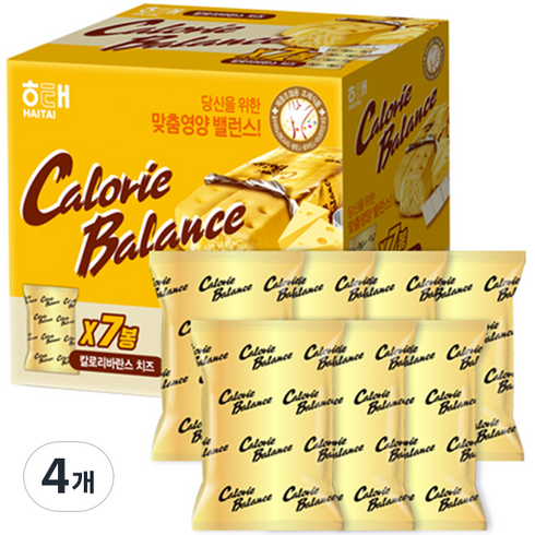 칼로리 바란스 치즈 7p, 4개, 266g