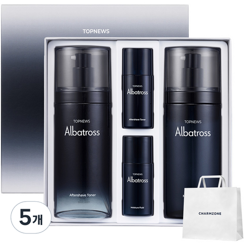 참존 탑뉴스 알바트로스 2종세트 토너 130ml + 25ml + 플루이드 130ml + 25ml, 5개
