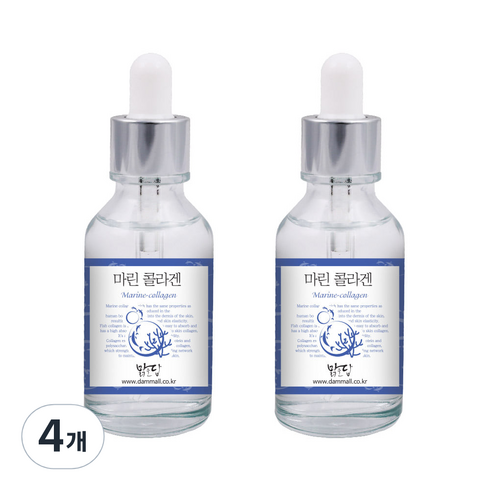 더아름 맑을담 마린 콜라겐 앰플, 30ml, 4개