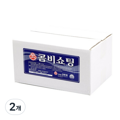 쇼트닝 - 오뚜기 쇼트닝 콤비쇼팅, 4.5kg, 2개