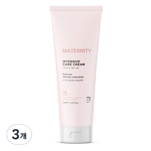 살림백서 임산부 매터니티 인텐시브 케어 크림, 3개, 150ml