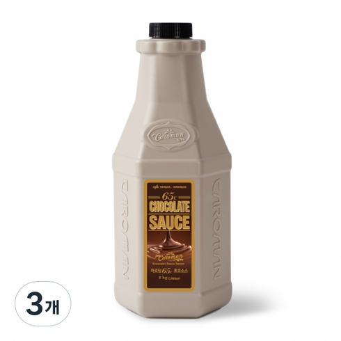 까로망 65c 다크 초코렛 소스, 2kg, 3개