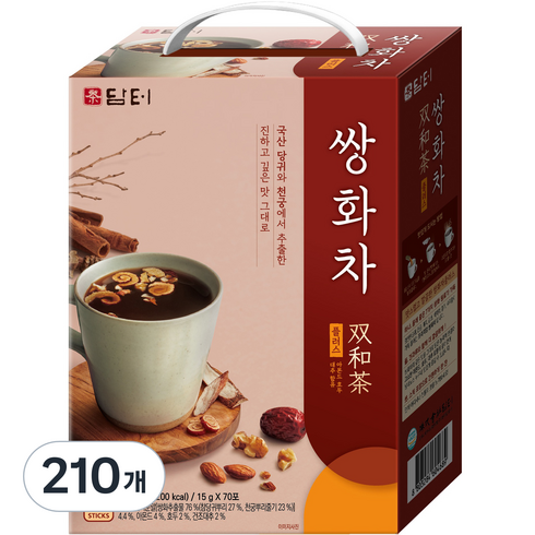 담터 쌍화차 플러스, 15g, 70개입, 3개