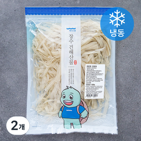 바다원 명엽채 (냉동), 500g, 2개