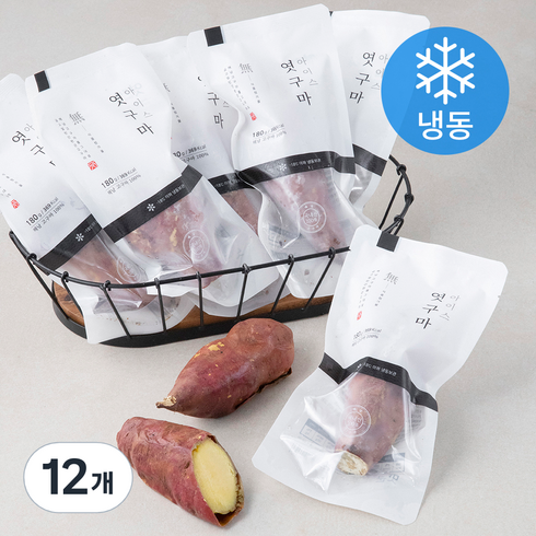 알토리 찐고구마 14팩 - 맛군 아이스 엿구마 (냉동), 180g, 12개