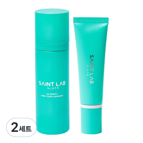 세인트랩073 민트 래스팅 세트, 2세트, 브릴리언트 메이크업 픽서  100ml + 센텔라 아우라 선크림 50ml