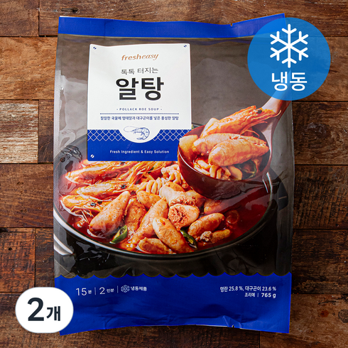 프레시지 톡톡 터지는 알탕 (냉동), 765g, 2개