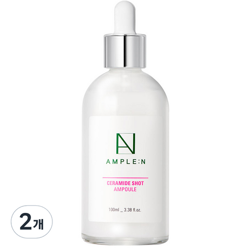 코리아나 앰플엔 세라마이드샷 앰플 대용량, 100ml, 2개