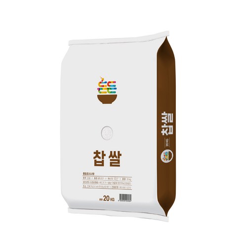 찹쌀 - 명천 든든 우리 쌀 찹쌀, 20kg, 1개