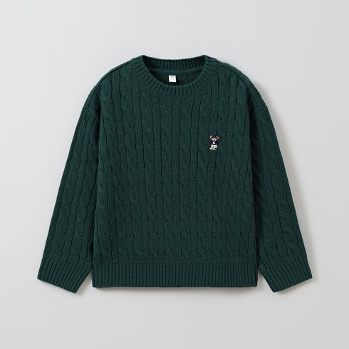 스파오키즈 아동용 쿠디 케이블 풀오버 니트
