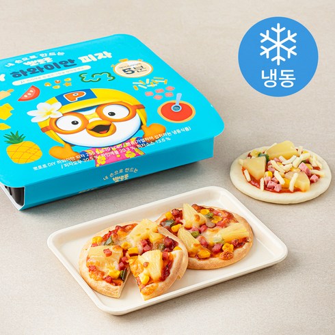 피자밀키트 - 뽀로로 DIY 하와이안 피자 (냉동), 295g, 1개