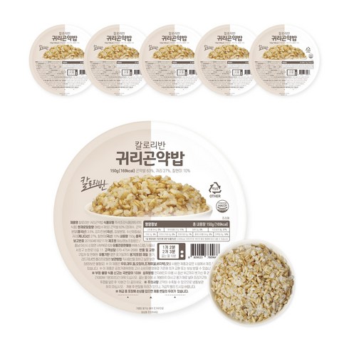 칼로리반 귀리곤약밥, 150g, 6개