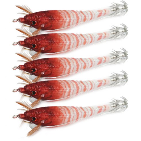 2023년 가성비 최고 삼봉에기 - DESPERADO 이카파티 EX 라이브 2.5 미니 삼봉 에기 루어 5개입, 2번, 8g