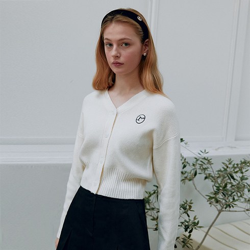 로라로라 여성용 BASIC BUTTON CARDIGAN