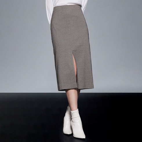 2023년 가성비 최고 슬릿스커트 - 미쏘 H라인 롱 스커트