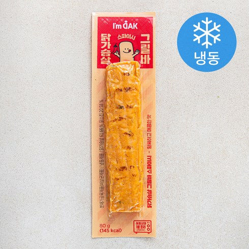 아임닭 닭가슴살 그릴바 스파이시 (냉동), 80g, 1개
