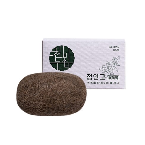 천비누솝 정안고 진액 고체 팩, 100g, 1개
