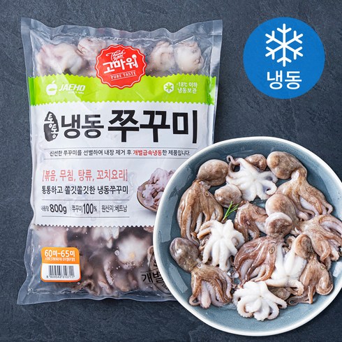 고마워 통통 쭈꾸미 (냉동), 800g(60~65미), 1개