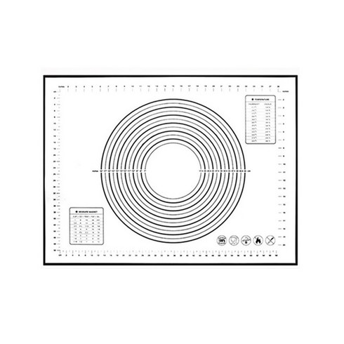 실리콘 베이킹 반죽매트 블랙, 1개