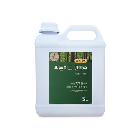 피톤치드편백수5l - 편백아트 프리미엄 피톤치드 편백수, 5L, 1개