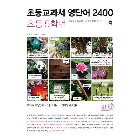 국내초등영어캠프 - 마더텅 초등교과서 영단어 2400, 영어, 초등 5학년