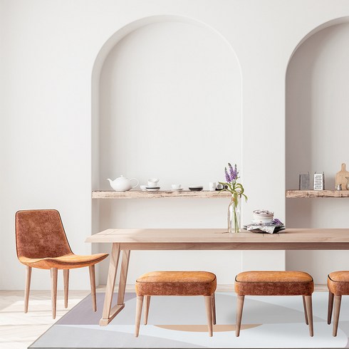 데이드리머 모노 바이올렛 단모 거실 러그