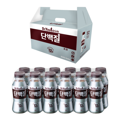 닥터유드링크 단백질 드링크 초코 선물세트, 240ml, 12개입