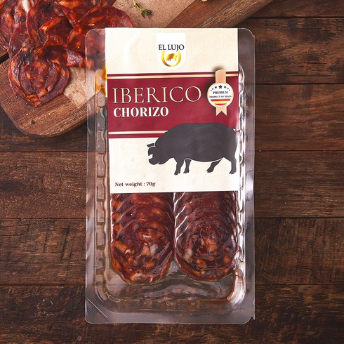 초리조 - 칸피포크 이베리코 초리조 슬라이스, 70g, 1개