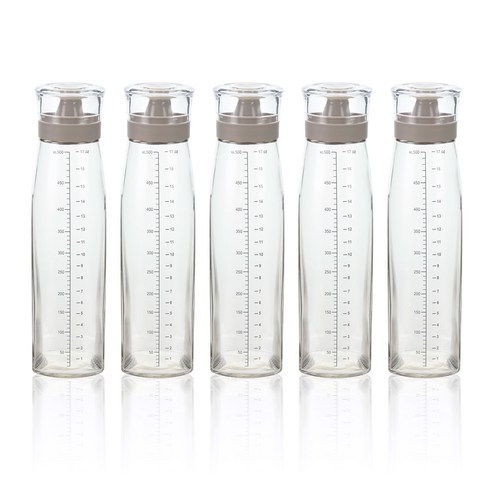 시노글라스 오일병 그레이, 500ml, 5개