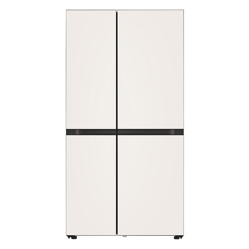 2023년 가성비 최고 LG 디오스 오브제컬렉션 냉장고 베이지  - LG전자 디오스 오브제컬렉션 양문형 냉장고 글라스 832L 방문설치, 글라스 베이지, S834BB10