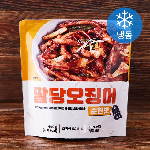 오징어볶음 - 팔당오징어 순한맛 (냉동), 400g, 1개