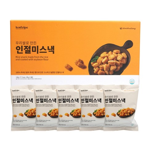 신화당 우리쌀로 만든 인절미 스낵, 140g, 1개