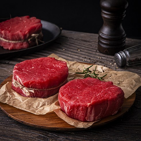 푸드랩플러스 호주산 소고기 안심 메가 스테이크용 (냉장), 600g, 1개