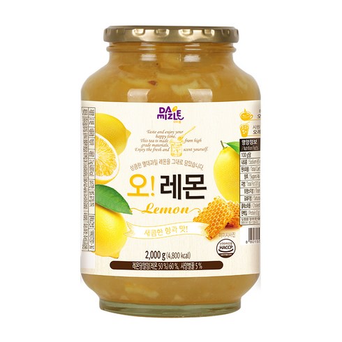 레몬청 - 다미즐 오 레몬차, 2kg, 1개입, 1개