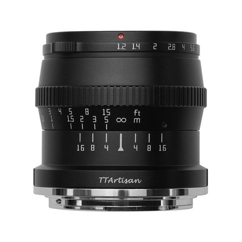 니콘렌즈 - 티티아티산 니콘 Z 마운트 APS-C 렌즈 50mm F1.2 블랙