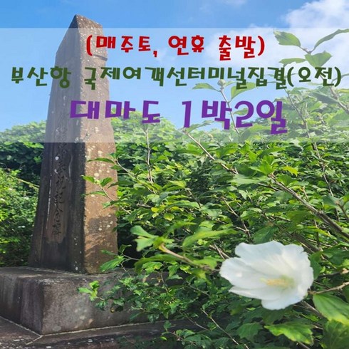 [출발확정] [부산집결] 대마도 1박2일 (토요일 오전출발)