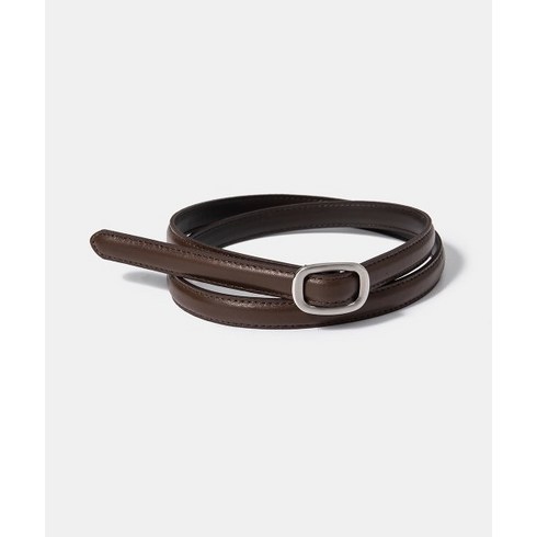 halden벨트 - HALDEN (W) simple slim belt (T008_brown)