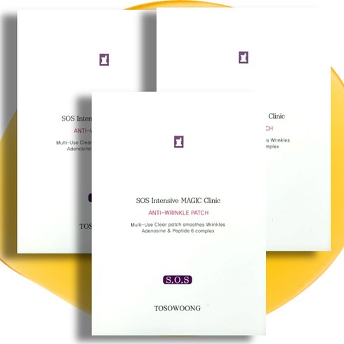 2023년 가성비 최고 토소웅 미간패치 - 토소웅 매직클리닉 미간 주름패치 50패치x3세트, 50개, 3세트