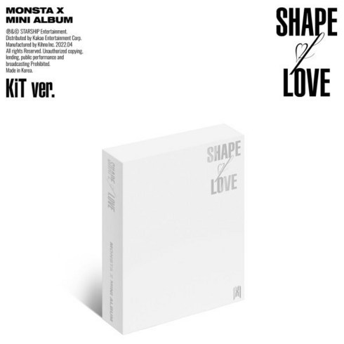 몬스타엑스 - 몬스타엑스 - SHAPE of LOVE 미니11집 키트앨범, 1KIT