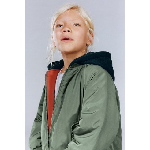 [국내배송] 자라 ZARA 키즈 콤비 봄버 재킷 712572