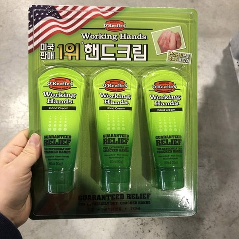 오킵스 워킹핸즈 핸드크림, 85g, 3개