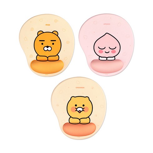 춘식이 마우스패드 - 카카오프렌즈 / 쿠션 마우스 패드 / 라이언 어피치 춘식이, 춘식이마우스패드, 1개