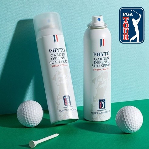 스파드퓨어 뿌리는 선세럼 매니아구성 - PGA TOUR 선몬랩 피토 워터 디펜스 선 스프레이 150ml 선크림 SFP50 뿌리는 썬크림 골프 선케어 미스트, 2개