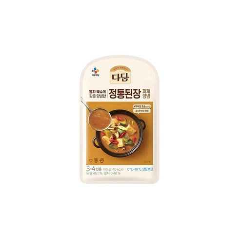 CJ제일제당 [CJ제일제당] 다담 정통된장찌개양념 140g x 5개