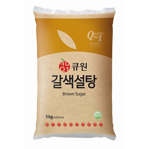 큐원 갈색설탕, 5kg, 2개