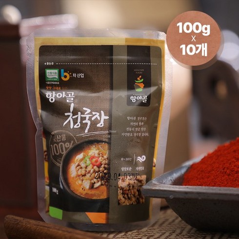 eTV 항아골 청국장 세트(총 10봉), 1세트, 1000g