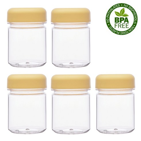 2023년 가성비 최고 미니물병 - 마이보틀 트라이탄 미니 물병 5P 175ml, 노랑 5p