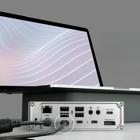 칼디짓 칼디지트 TS4 썬더볼트4 맥북 도킹스테이션 18포트 8K 6K 60Hz 디스플레이, 기본
